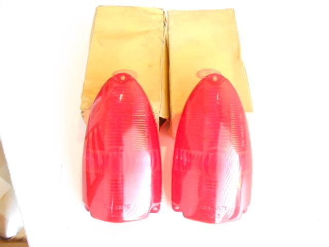1955 56 57 58 59 1960 rambler american glo-brite stop & tail lamp lens nors