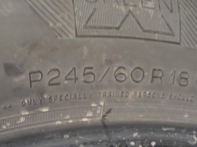 Find GREAT PAIR OF 245/60R18 MICHELIN LATITUDE TOURING HP 245/60/18