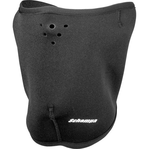 Black schampa fleeceprene half face mask