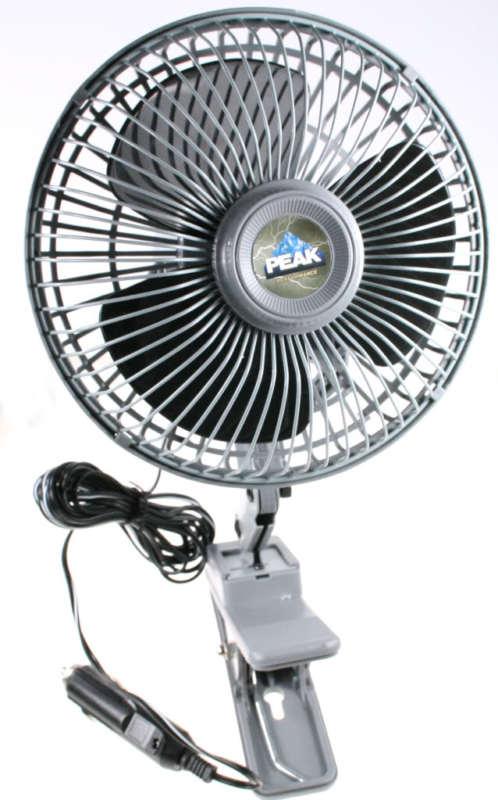 New set 3 peak pkcojh 12 volt socket clip on fixed fans car truck auto cooling