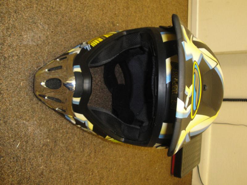 Fulmer custom skull bmx helmet model af-r bones size large