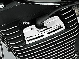 Scorpion chrome head bolt cover softail road king dyna