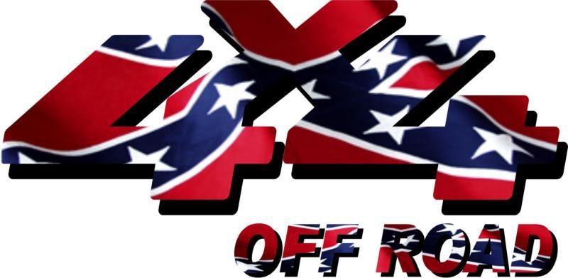 Set of 4x4 off road rebel truck decals