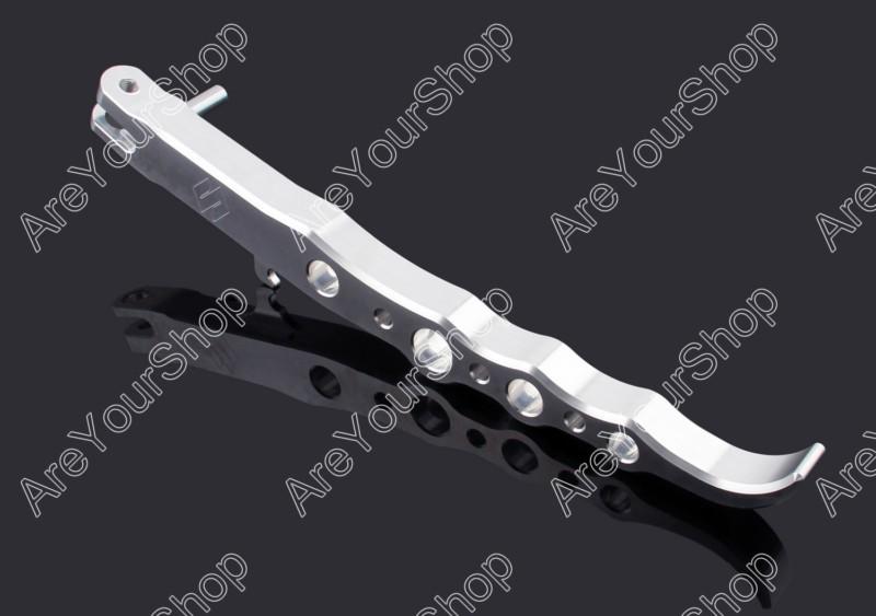 Kickstand exotic long for suzuki boulevard m109r 2006-2013 silver
