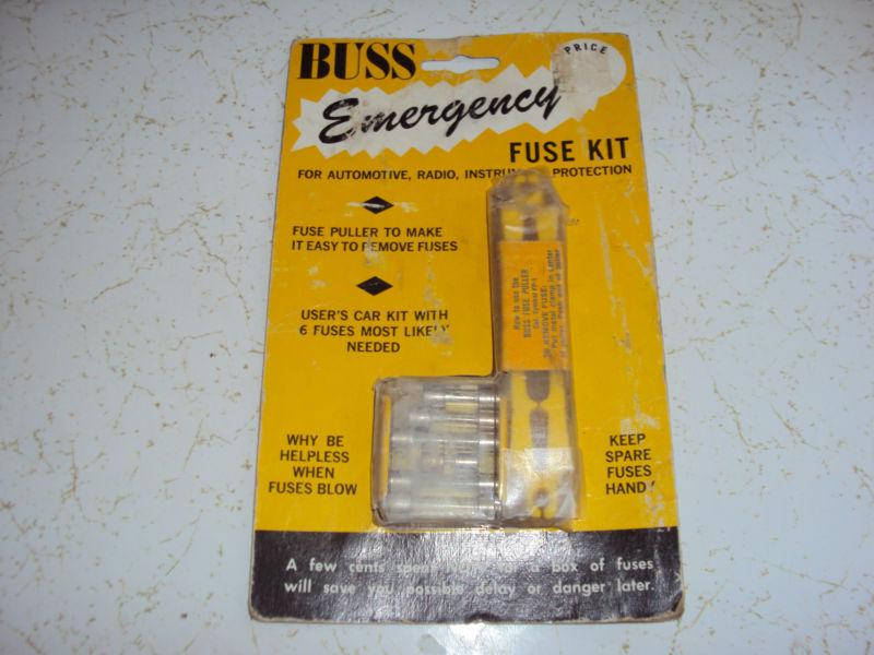 Chevelle ss z28 trans am nova corvette 442 gm gto impala nos emergency fuse kit