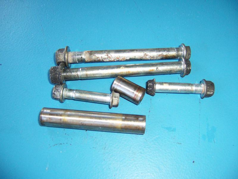 Find 073 SUZUKI GSXR1000 GSXR 1000 01 02 SHOCK LINKAGE BOLTS in