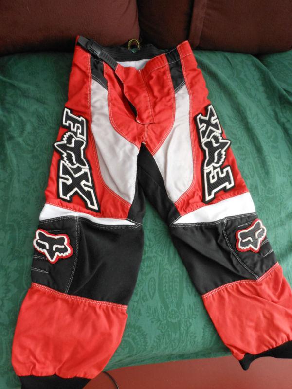Fox boys pants  youth 24/ boys 8 kids pant motocross atv bmx