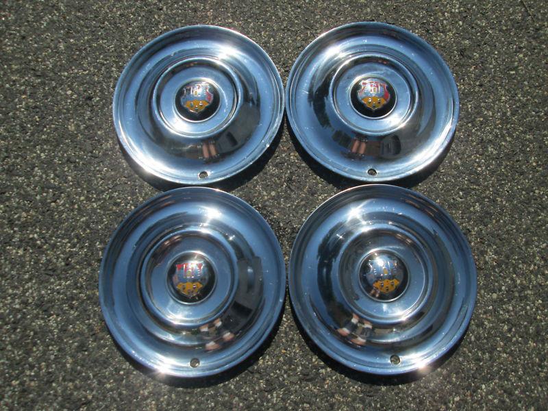Genuine 1953 oldsmobile olds 15 inch hubcaps oem factory used ratrod