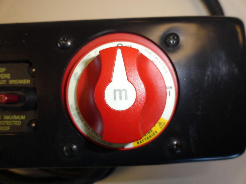 BLUE SEA BATTERY SWITCH / VSR / CIRCUIT BREAKER PANEL BOX (2) MARINE BOAT, US $299.95, image 5