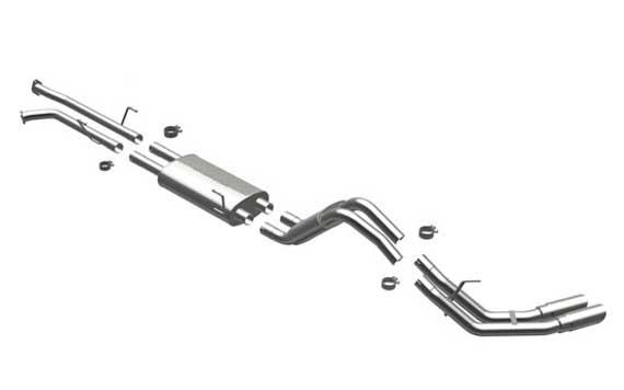 2007-2009 toyota tundra 4.7l magnaflow 2.5" cat-back exhaust 16878