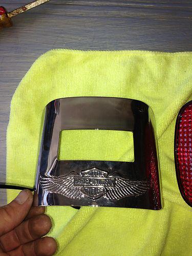 Harley Dyna Tail Light And Chrome Cover, US $40.00, image 6