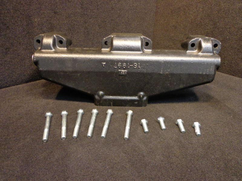 Exhaust manifold #barr chv183  #18-1997-1 chris craft fits small block gm engine