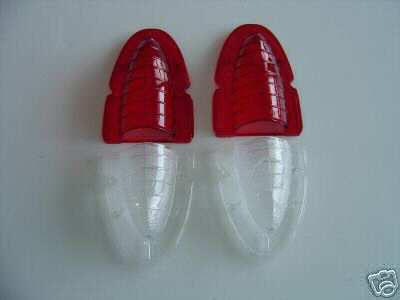 1954-54 chevrolet bel 210 150 taillight & backup lens kit-4 pieces-new  