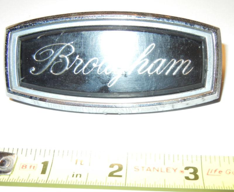 Vintage 70's brouham emblem/ornament