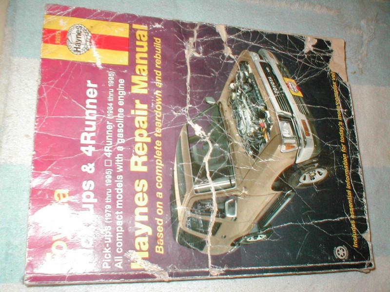 Find HAYNES 92075 TOYOTA COMPACT PICKUP PICKUP 19791995 REPAIR MANUAL