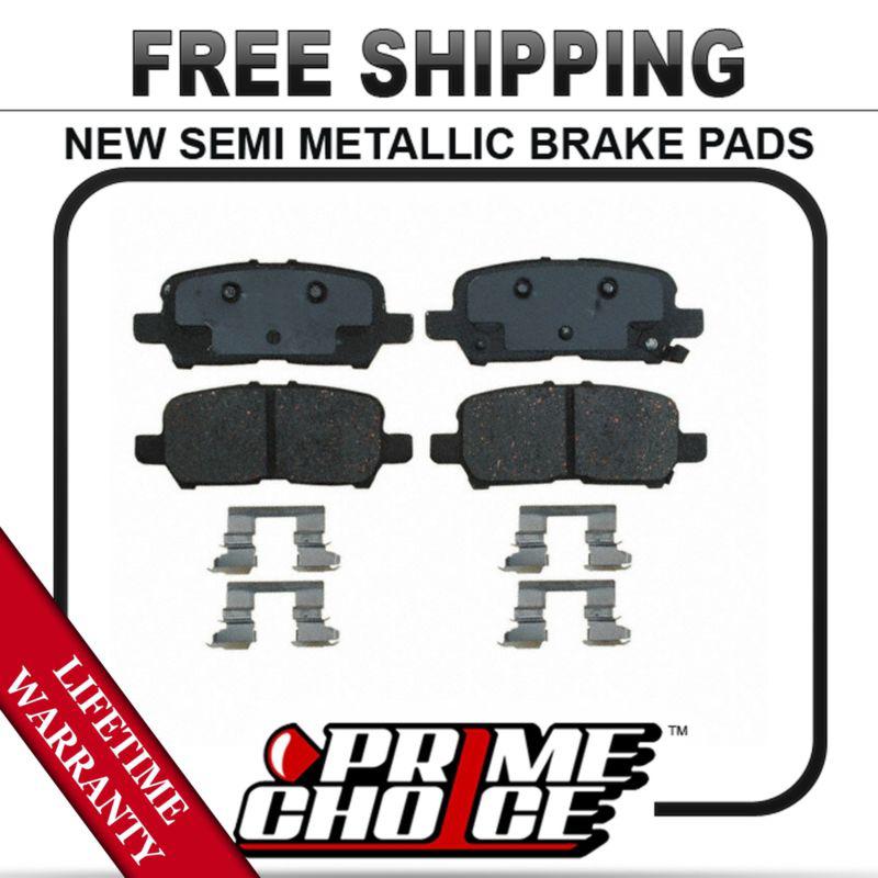 Find REAR SEMI METALLIC DISC BRAKE PAD KIT FULL SET WITH LIFETIME