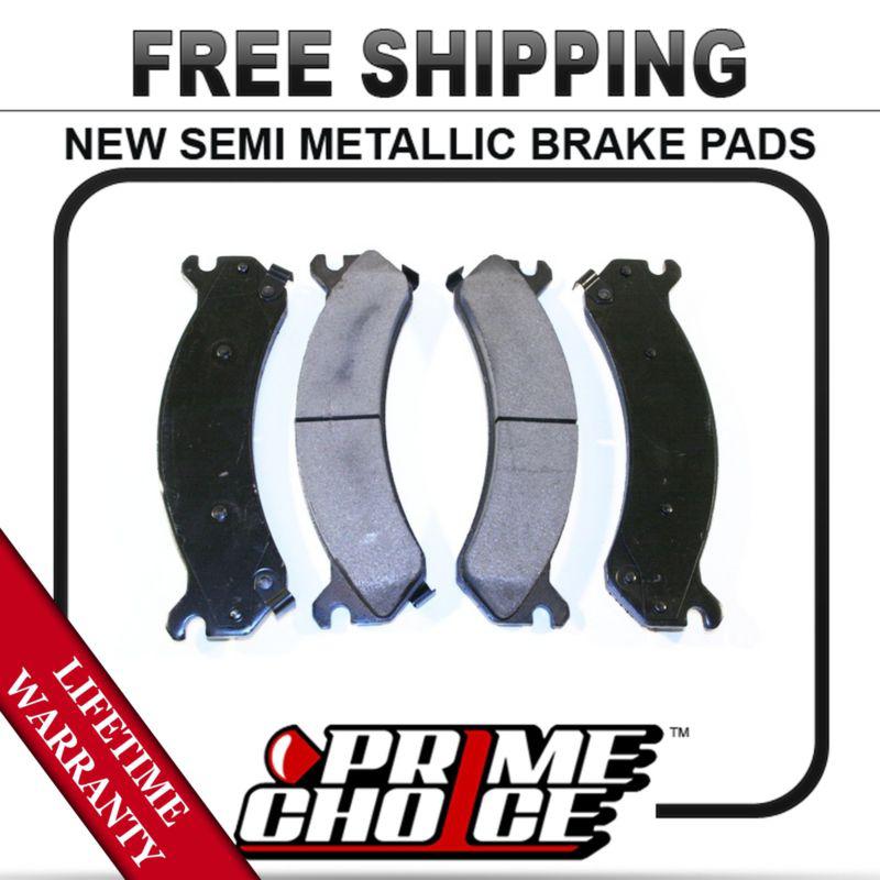 Find FRONT SEMI METALLIC DISC BRAKE PAD KIT FULL SET WITH LIFETIME