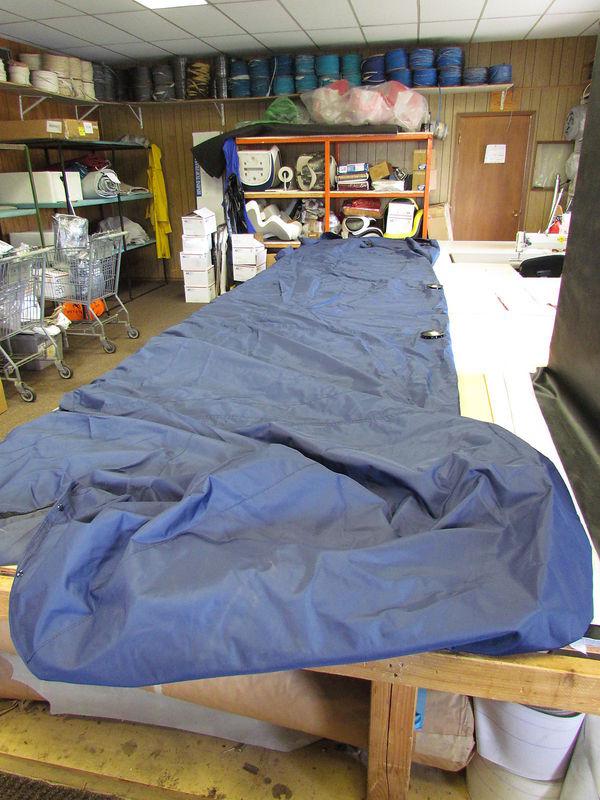 Bennington 2550 rcl pontoon playpen cover 7107 blue 306" x 120" marine boat