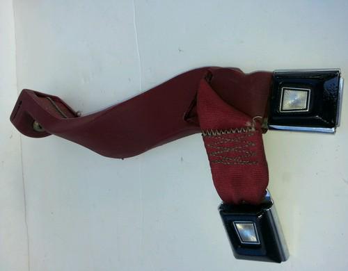 94 ford f-150 bronco passenger seatbelt buckle red pass02