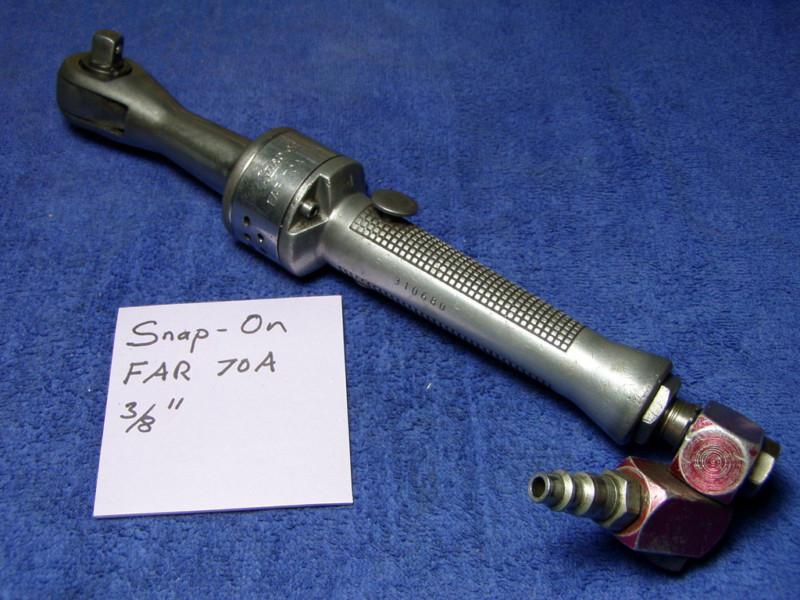 Snap-on 3/8" air ratchet  far70a with swivel hose fitting    free fast shipping!