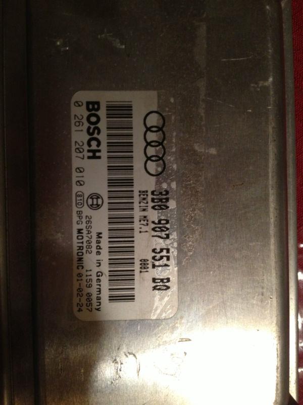 Audi 2001 Audi A4 (AHA) Engine Control Module (ECM) 3B0 907 551 BQ Bosch, US $49.99, image 2