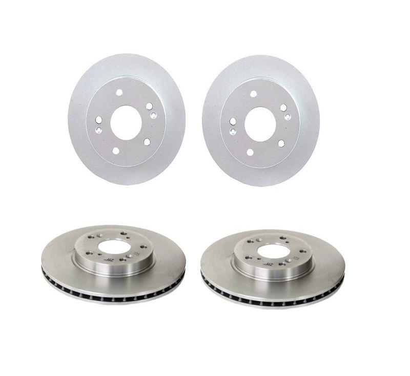 Honda accord element set of 2 front and 2 rear disc brake rotors 