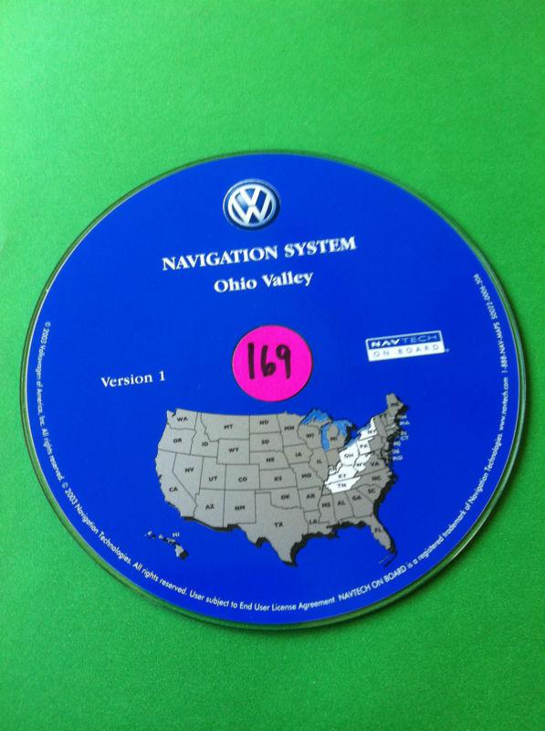 Touareg navigation disc cd 2004-2005 ohio valley tn ky in oh wv pa ny 