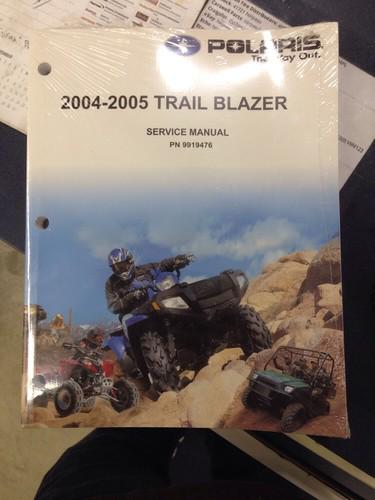 2004-2005 polaris trail blazer service manual w/ cd
