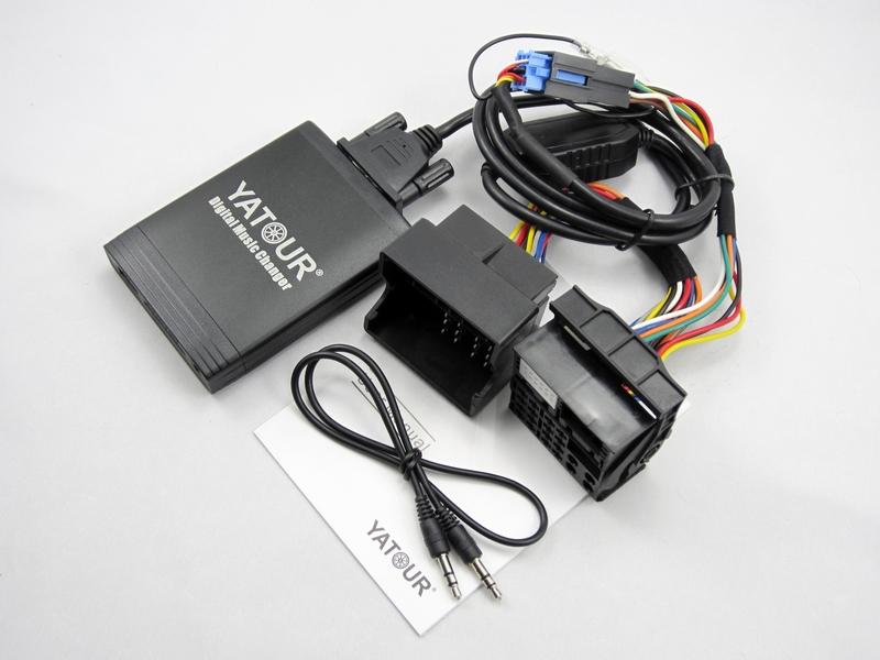 Digital mp3 usb bluetooth changer for renault vdo/blaupunkt quadlock 12pin fakra