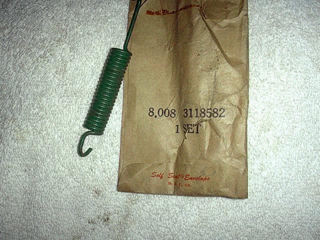 Amc nash rambler rear brake spring nos 1950-1955