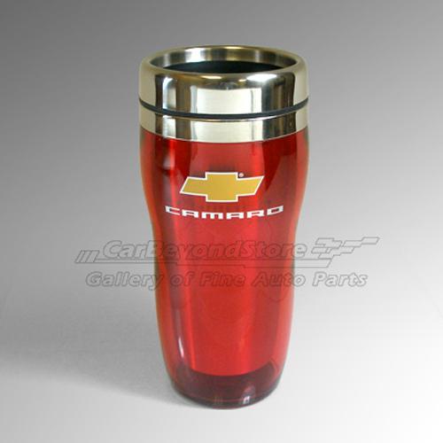 Chevrolet 2010 up camaro red translucent coffee mug, tumbler, licensed + gift