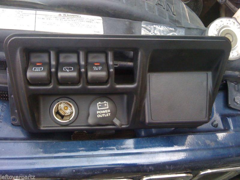 Find 0306 Jeep Wrangler TJ Bezel Dash Switches O/D Rear Defogger Wiper
