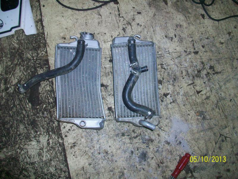 Honda crf450r left and right radiator 02-06