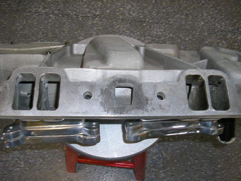 Find AMC OFFENHAUSER POLISHED DUAL QUAD ALUMINUM INTAKE MANIFOLD AMX