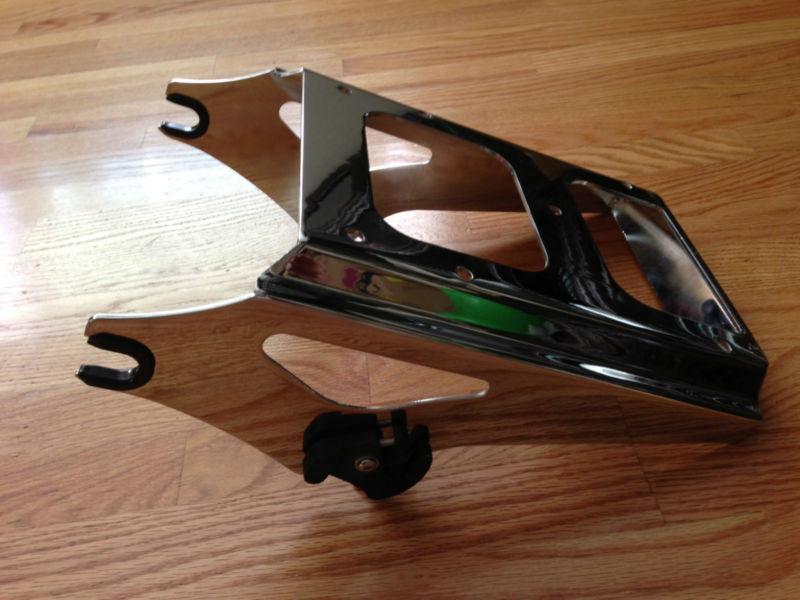 Harley touring street glide flhx detachable two-up tour-pak mounting rack(09-13)
