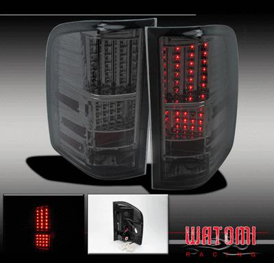 2007-2011 chevy silverado 1500 led tail light smoke len