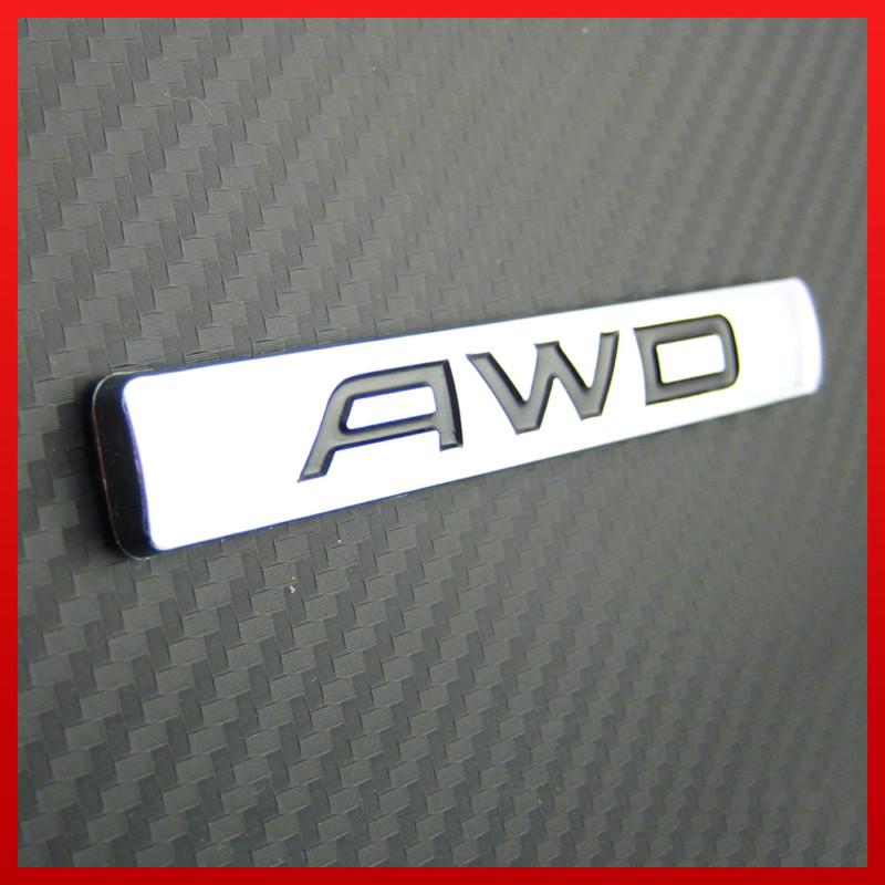 Black small awd trunk badge fender decal door logo all wheel drive 4wd vw benz