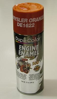 Dupli-color de1622 chrysler orange engine spray paint
