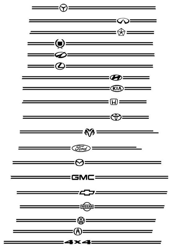 Find Thin Automotive Accent Pinstripe half inch stripe kit with makers