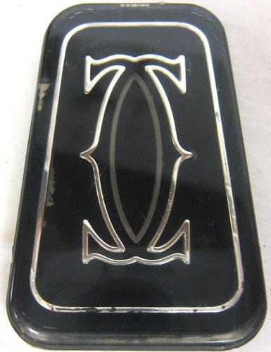 98-02 lincoln town car rear trunk insert emblem badge