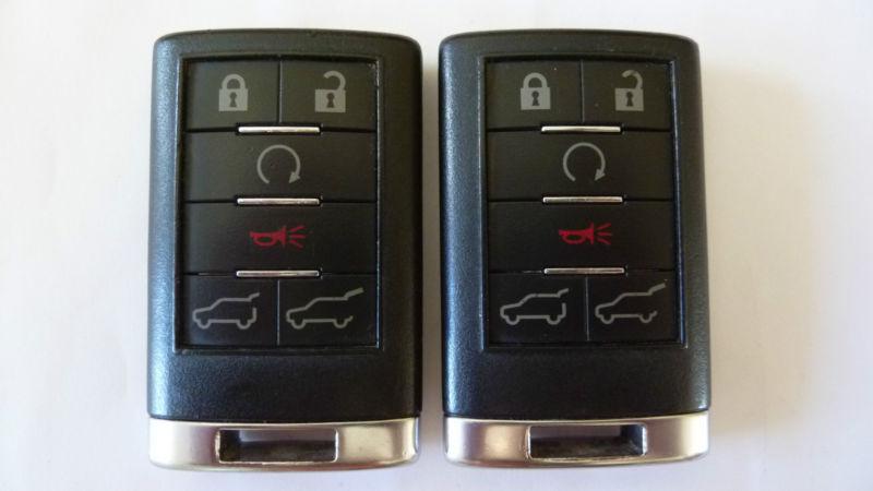 2007-2013 cadillac escalade smart key remotes #1 & #2 pair~great combo set~lo$$