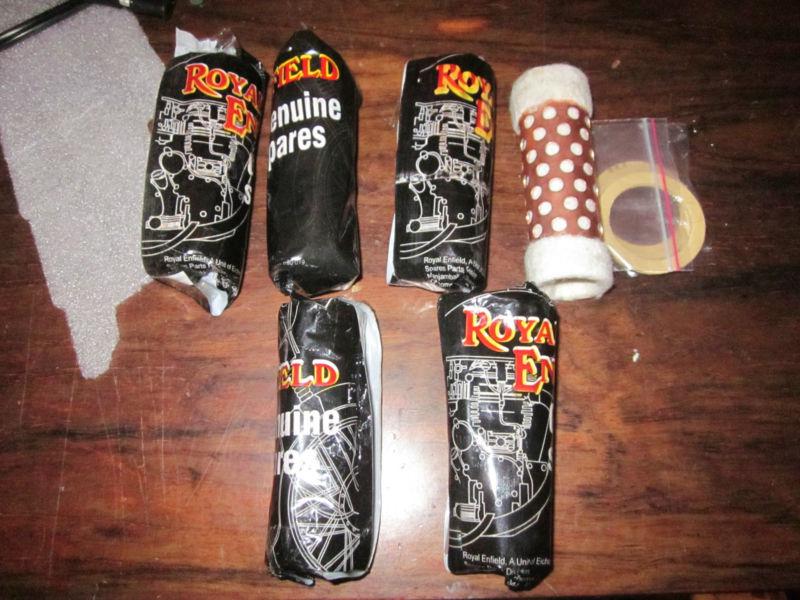 Brand new royal enfield oil filters, lot of 5 with gaskets