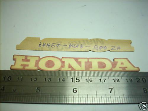 Honda nsr 50 150 250 decal emblem red color japan
