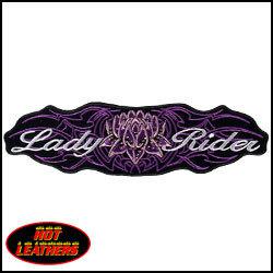 Lady ride lotus patch