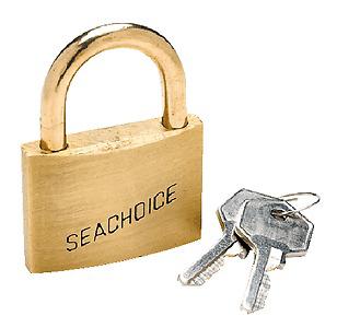 2" marine solid brass padlock with keys pad lock for boat/rv/shed/trailer