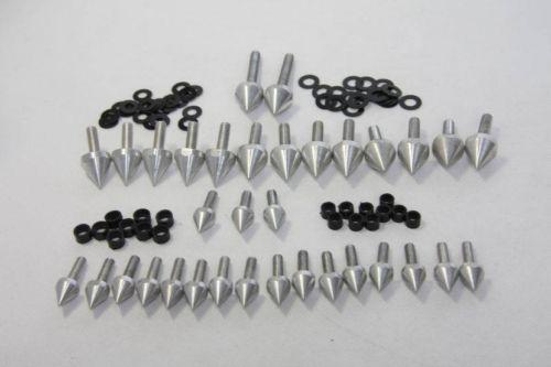 Silver spike fairing bolts kit for 1999-2007 suzuki hayabusa gsx1300r gsx-r 1300