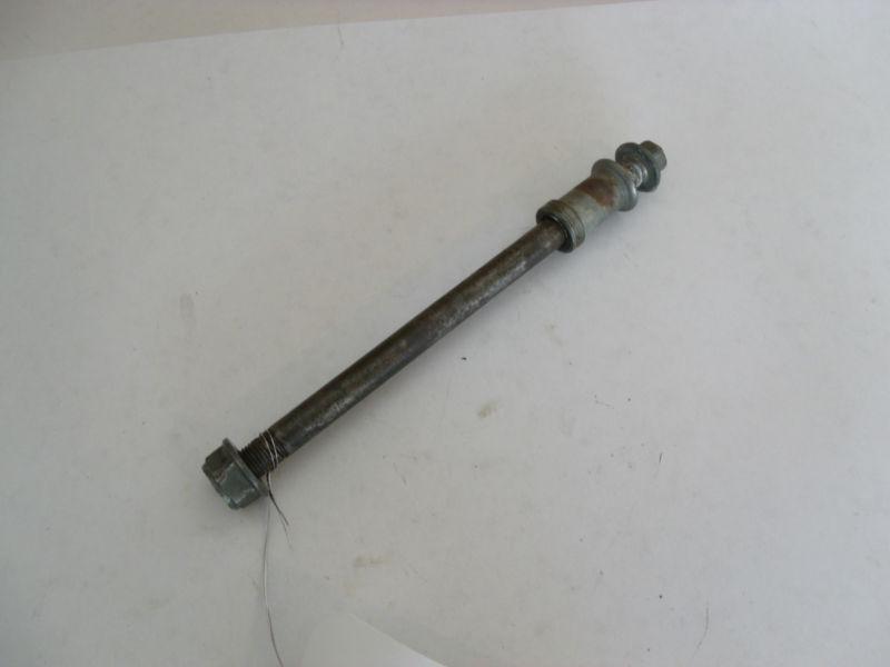 90 honda xr 80 100 / xr80 / xr100 front axle w/ spacer