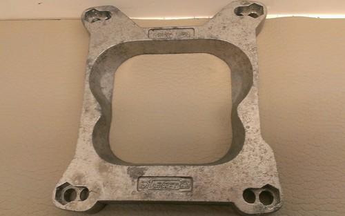 Aluminum carb spacer plate mr gasket #1932 free usa s&h
