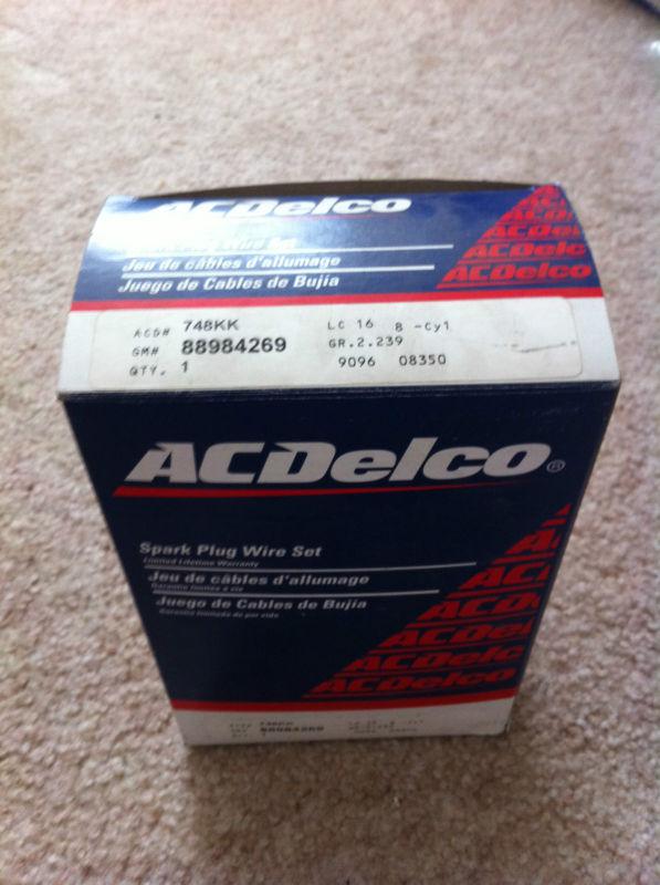 Acdelco 748kk spark plug wire set 12192050
