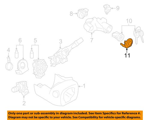 Subaru oem 2015 legacy steering column-antitheft module 88216al00a